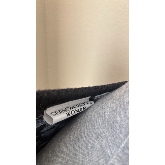 Vintage Season Ticket Woman Size 1X Blue Fair Isle Nordic Sweater Vest - Picture 5 of 6